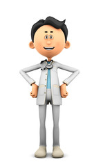 Dr Cartoon super pose