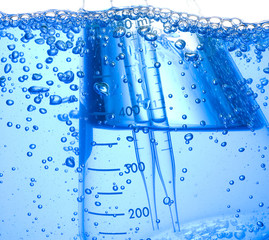 Chemical Test Tube . Laboratory glass.