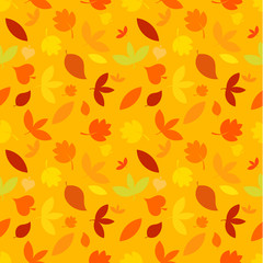 Autumn leaves pattern