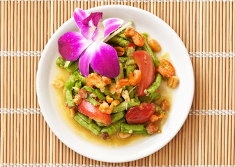Yard long bean salad