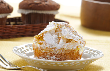 Muffin con zucchero a velo