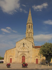 Fototapeta na wymiar St John Church, La Brede, Gironde, Aquitaine