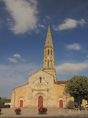 Fototapeta na wymiar St John Church, La Brede, Gironde, Aquitaine