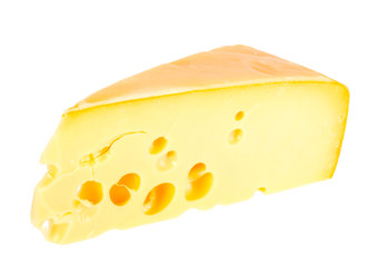 Sector part of yellow cheese