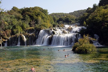 national Park in Croatia on Krka river