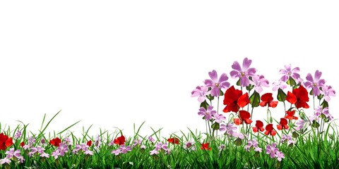 Coeurs en fleurs naturelles. © SADEQ