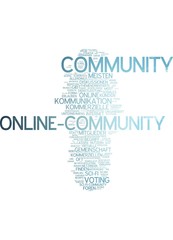 Obraz premium Online Community