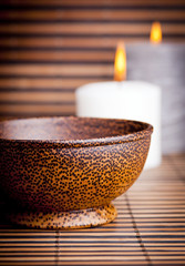 Exotic Bowl and Candles