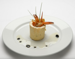 Crayfish and mousse