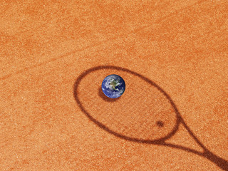 Fototapeta na wymiar Ziemia jest nadal w grze 1 (Obraz Ziemi dzięki uprzejmości vis