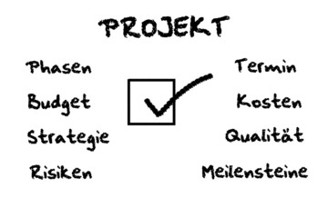 Projekt Entwurf white