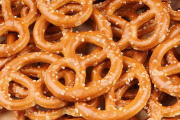 Pretzels background
