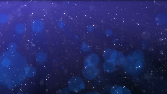 Etincelles glamoures bleues