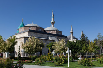 Fototapeta na wymiar Mevlana muzeum meczet