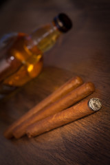Fototapeta premium Whisky and cigars