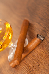 Whisky and cigars