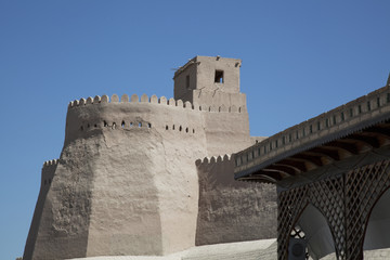 Uzbekistan, the old city walls