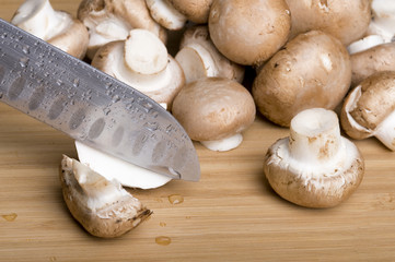 Cut mushroom