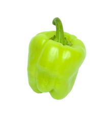 Green Pepper isolated on white background