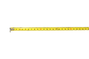 tape measure isolated on white background