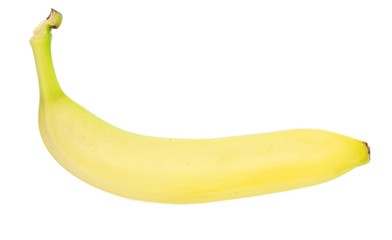 Ripe banana isolated on white background