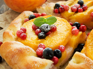 Peach tart