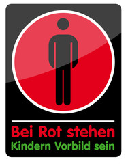 Bei Rot stehen