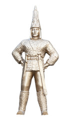 Obraz premium golden person. Kazakhstan
