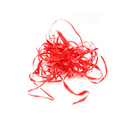 red silk ribbon