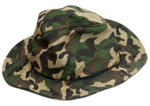 Military khaki hat
