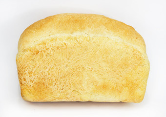 Bread isolated over white background