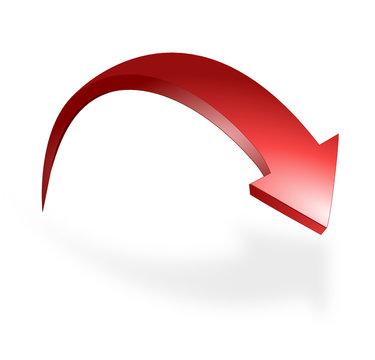 fl&ecirc;che rouge 3d