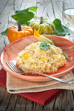 Rice with pumpkin - risotto di zucca