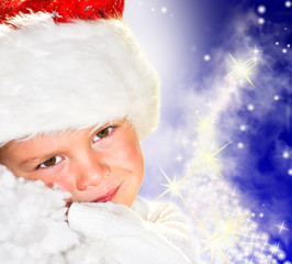 Weihnachtszeit, glückliche Zeit