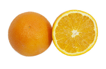 orange isolated on white background