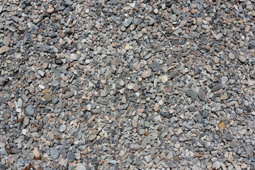 background of stone macadam of different colors