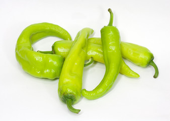 green chili peppers