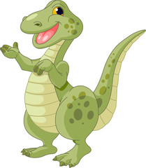 Fototapeta premium Cute dinosaur