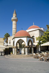 Fototapeta na wymiar Mosque on Kos island, Greece