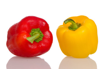 Two fresh peppers
