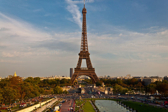 Tour Eiffel vue du Trocadero