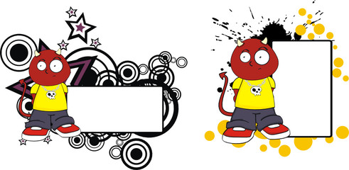 demon kid cartoon copyspace7