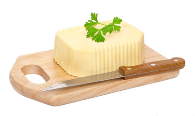 Butter with knife
