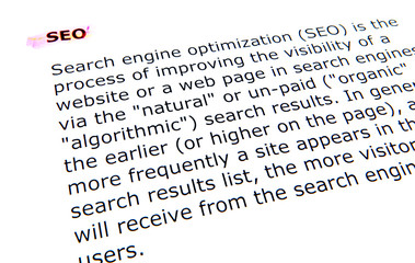 Fototapeta premium SEO