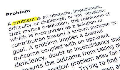 Fototapeta premium Problem