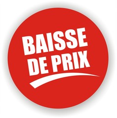bouton baisse de prix