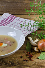 Zurek  ist eine herzhafte Polnische Suppe