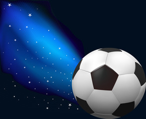 Naklejka premium Soccer ball background