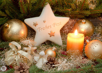 Frohes Fest - Weihnachtskarte