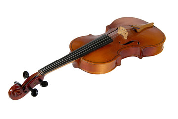 Fototapeta premium Violin, isolated on a white background